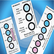 Humidating Indicating Cards